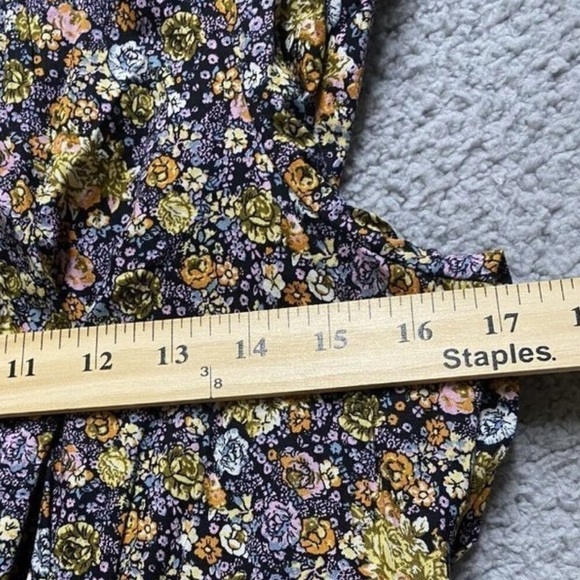 Universal Thread Women's Dress S Maxi Floral Print Multi Color Long Sleeve New - Picture 8 of 8